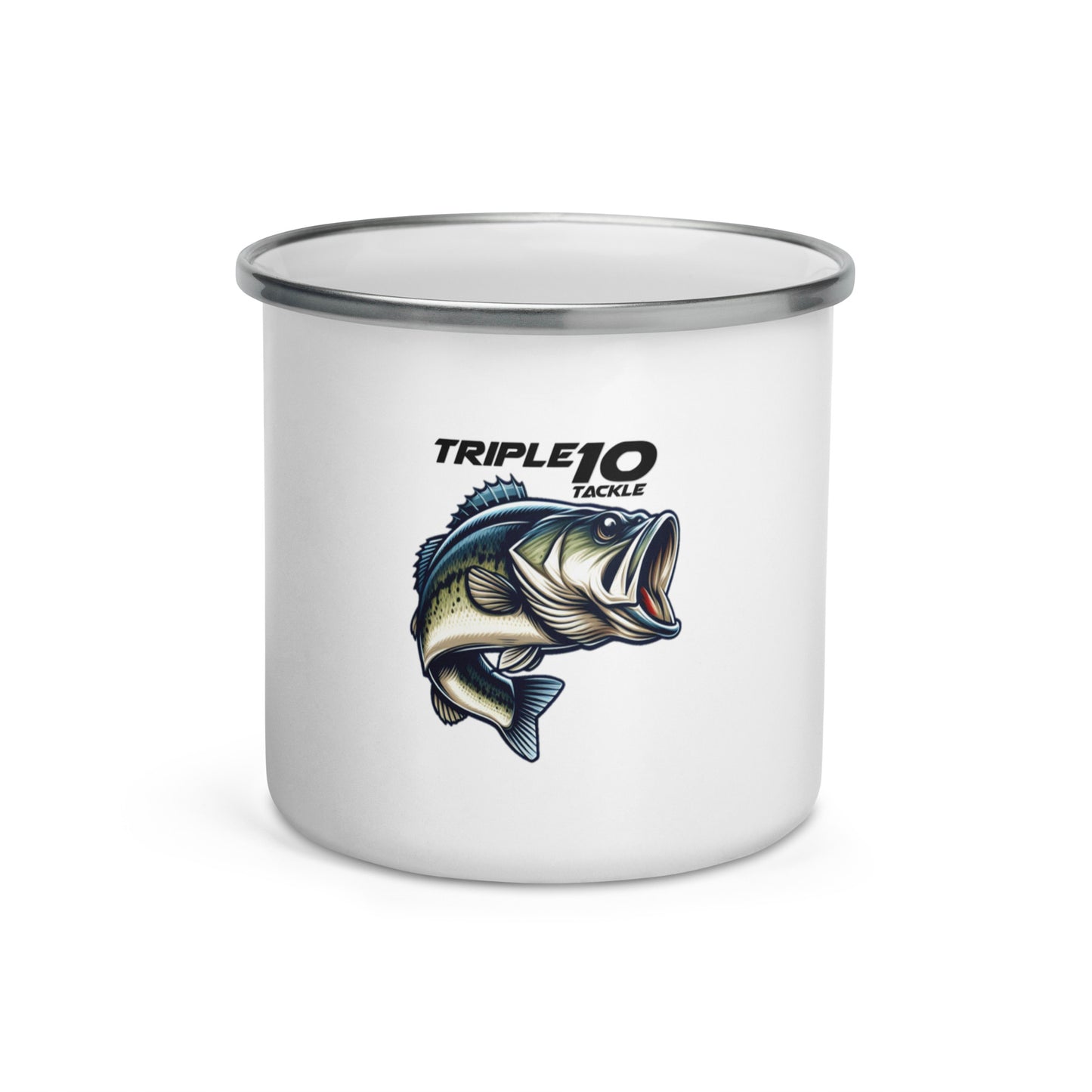 Triple 10 Tackle Enamel Camp Mug