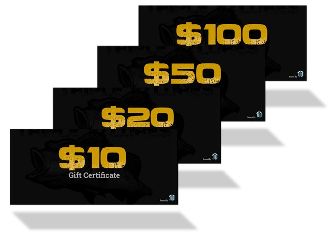 Triple 10 Tackle Gift Certificates