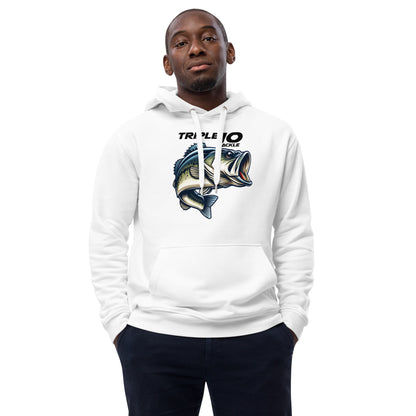 Triple 10 Tackle Hoodie - White