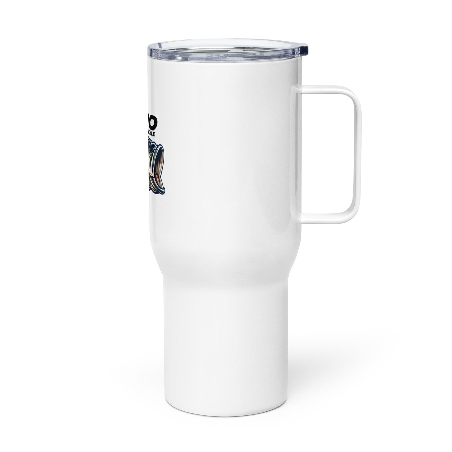 Triple 10 Tackle Travel mug with a handle